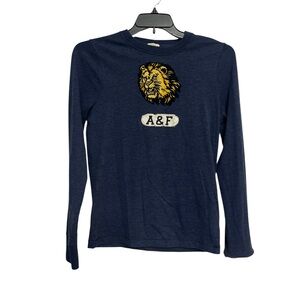 Men’s Abercrombie & Fitch Size Small Long Sleeve Shirt Blue